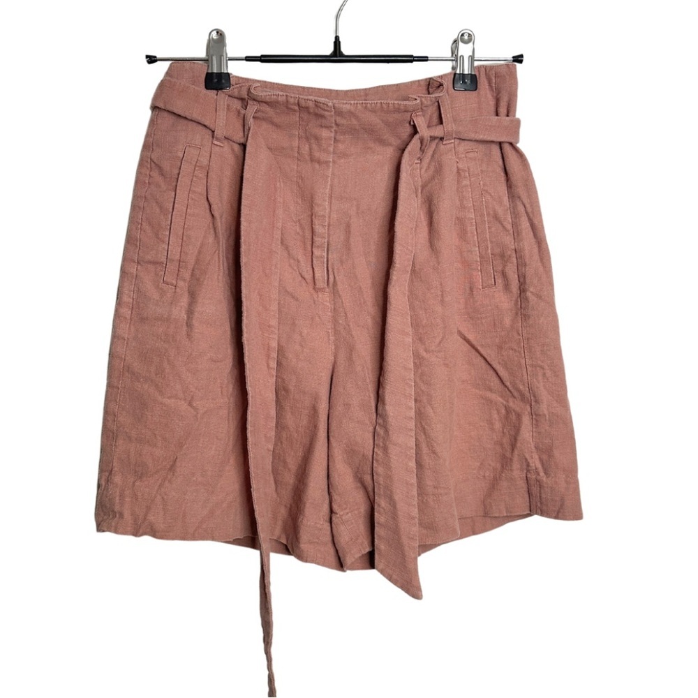 RW&Co. Paper Bag High Rise Belted Shorts Sz 2